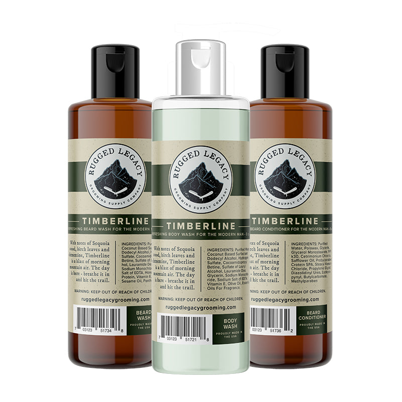 Scented Shower Bundle | Beard Wash & Conditioner | Body Wash